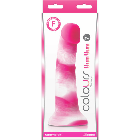 YUM YUM DILDO 7 INCH PINK image 1