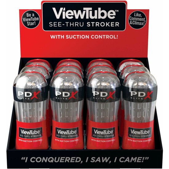 VIEWTUBE SEE-THRU STROKER 12PC image 0