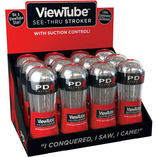 VIEWTUBE SEE-THRU STROKER 12PC image 1