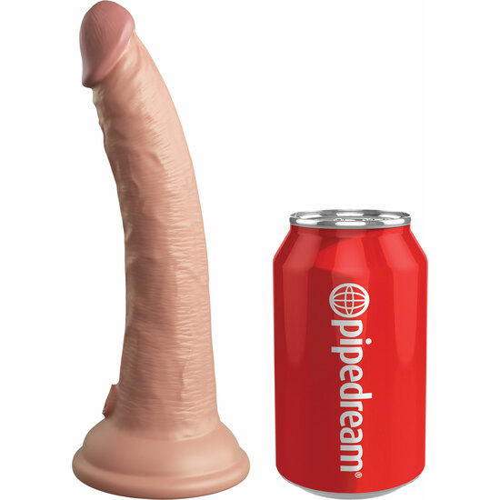 7 INCH 2 DENSITY SILICONE COCK - SKIN image 5