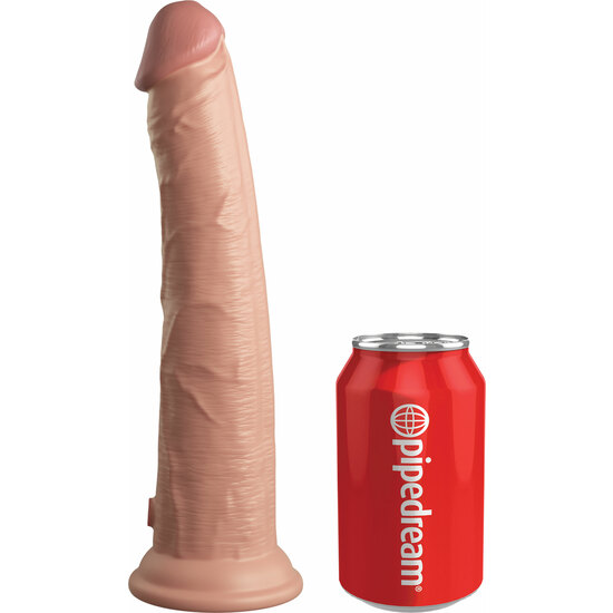 10 INCH 2 DENSITY SILICONE COCK - SKIN image 6
