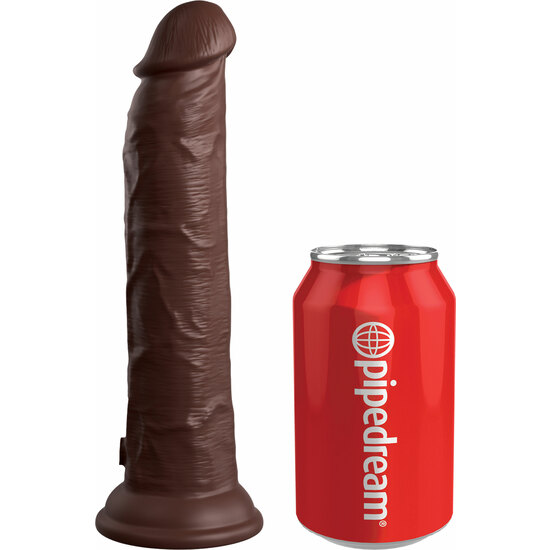 9 INCH 2 DENSITY VIBRATING COCK - BROWN image 5