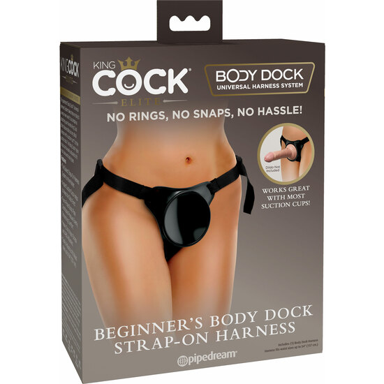 BEGINNERS BODY DOCK HARNESS BLACK image 1