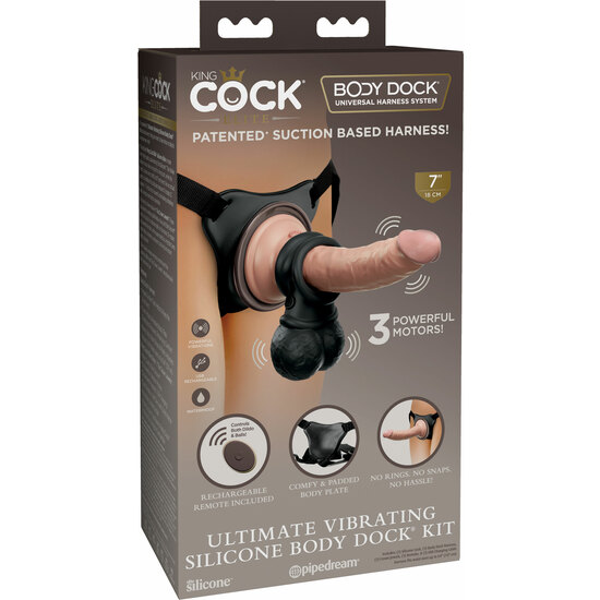VIBRATING SILIC. BODY DOCK KIT BLACK image 1
