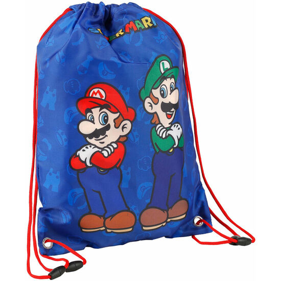 SACO MARIO Y LUIGI SUPER MARIO BROS 40CM image 0