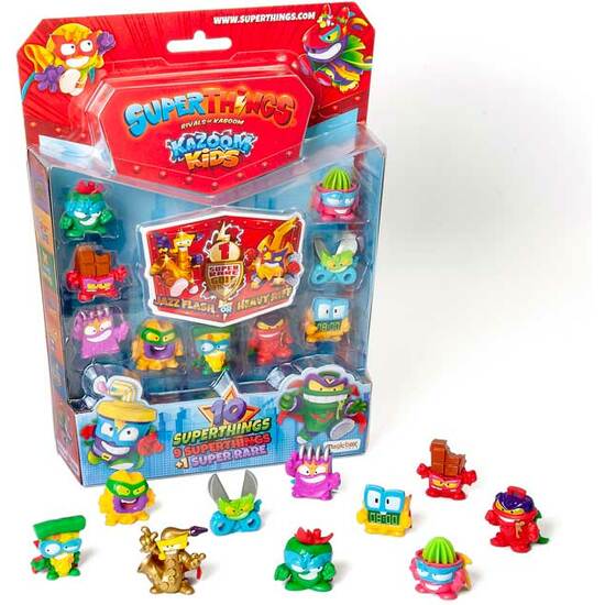 PACK 10 FIGURAS SUPERTHINGS KAZOOM image 0