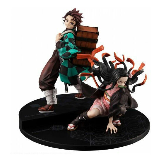 FIGURA KAMADO BROTHER AND SISTER PRECIOUS G.E.M. SERIES DEMON SLAYER KIMETSU NO YAIBA 17CM image 0