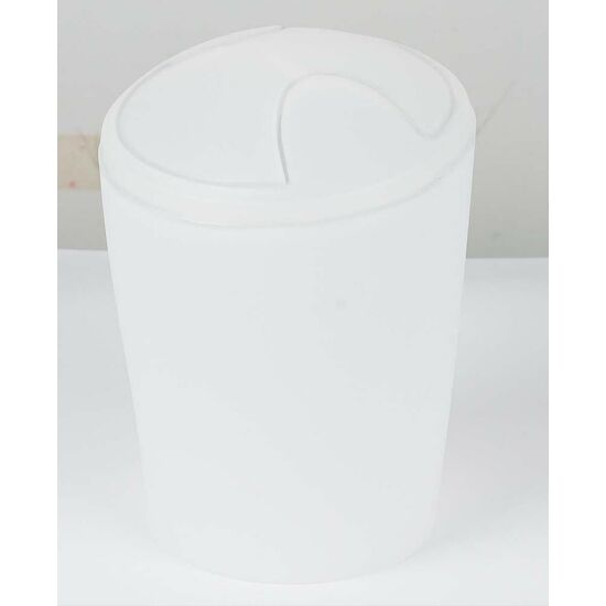 CUBO DE BASURA SPIRELLA COLECCIÓN MOVE COLOR BLANCO EFECTO HELADO (5L) image 0