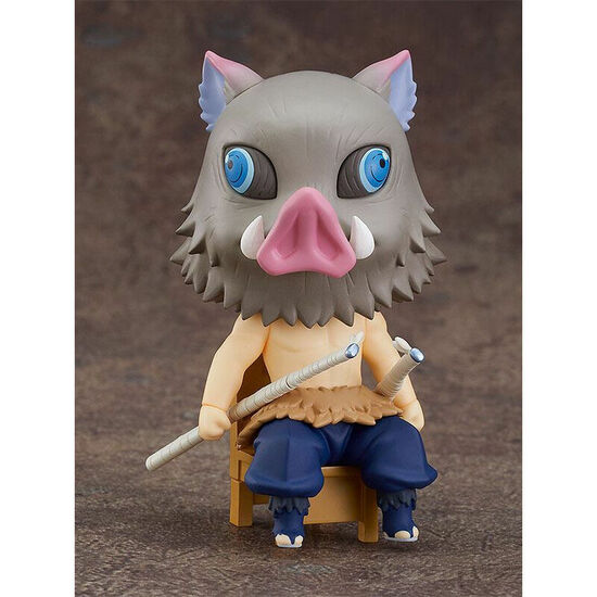 FIGURA NENDOROID SWACCHAO INOSUKE HASHIBIRA DEMON SLAYER KIMETSU NO YAIBA 9CM image 2