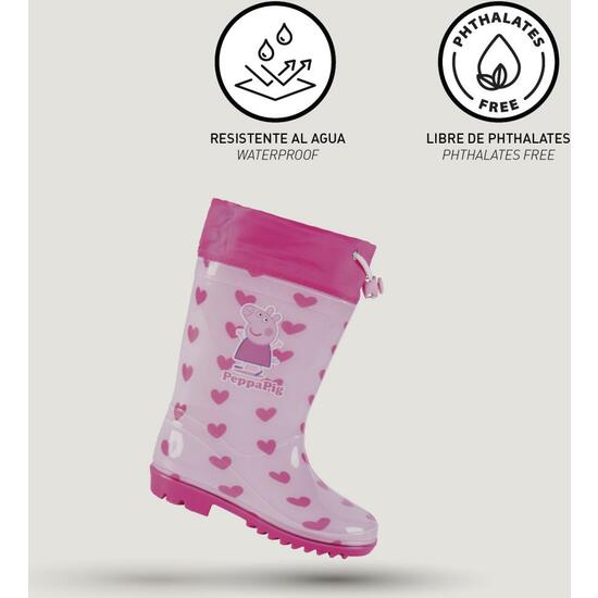 BOTAS LLUVIA PVC PEPPA PIG PINK image 4