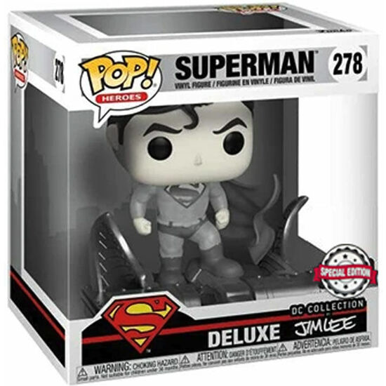 SET FIGURA POP & TEE DC COMICS JIM LEE SUPERMAN EXCLUSIVE image 1