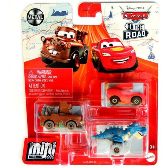 PACK 3 COCHES CARS MINI RACERS image 1