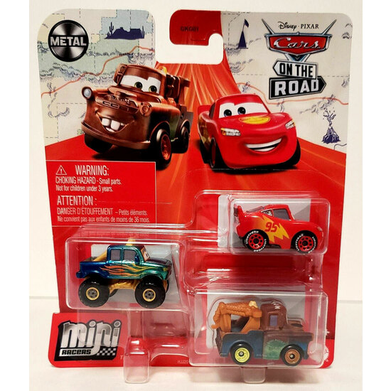 PACK 3 COCHES CARS MINI RACERS image 2