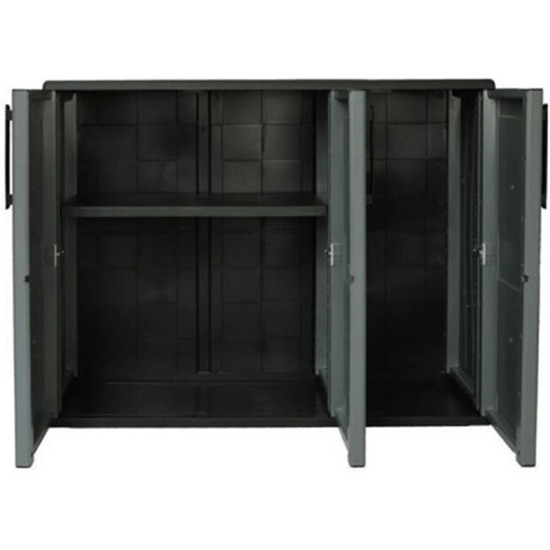 Armadio In Polipropilene Art Plast - 1020x370x900mm, Ripiani Regolabili, Cerniere Acciaio - Foto 5