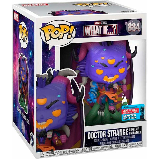 FIGURA POP MARVEL WHAT IF...? DOCTOR STRANGE SUPREME EXCLUSIVE image 0