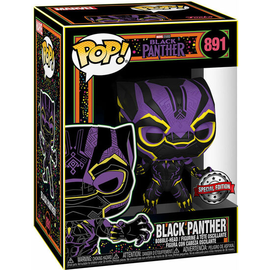 SET FIGURA POP & TEE MARVEL WAKANDA FOREVER BLACK PANTHER EXCLUSIVE image 1