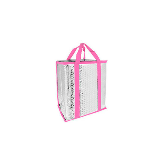 BAG SOLID METAL PINK image 0