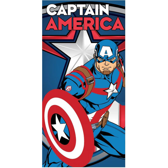 TOALLA PLAYA CAPITAN AMERICA 70X140 image 0