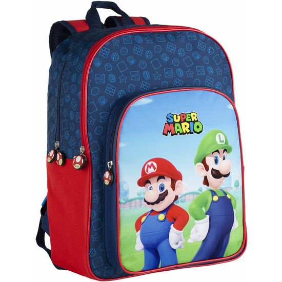 MOCHILA MARIO Y LUIGI SUPER MARIO BROS 42CM image 0