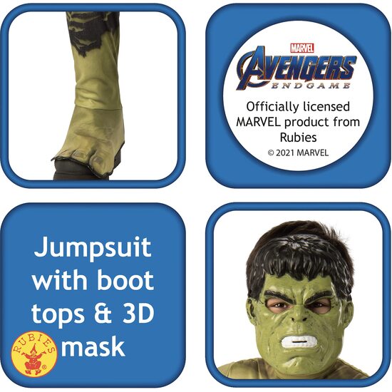 DISFRAZ HULK 3-4 AÑOS image 2