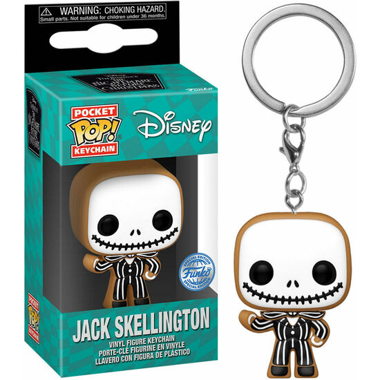 LLAVERO POCKET POP DISNEY PESADILLA ANTES DE NAVIDAD JACK SKELLINGTON GINGERBREAD EXCLUSIVE image 2