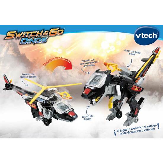 SWITCH&GO DINOS HELICOPTERO VELOCI image 0