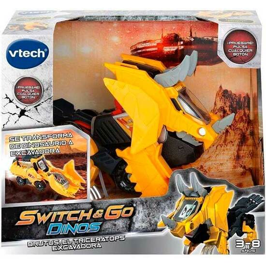 SWITCH&GO DINO BRUTUS EXCAVADORA image 0