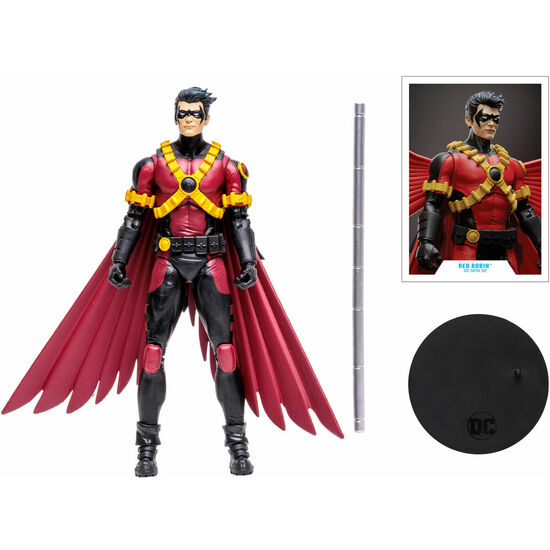 FIGURA RED ROBIN MULTIVERSE DC COMICS 17,5CM image 1