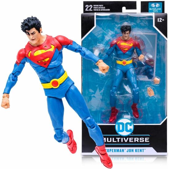 FIGURA SUPERMAN JON KENT MULTIVERSE DC COMICS 17,5CM image 0