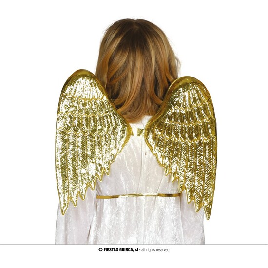 ALAS ANGEL ORO INFANTIL 40X35 image 0