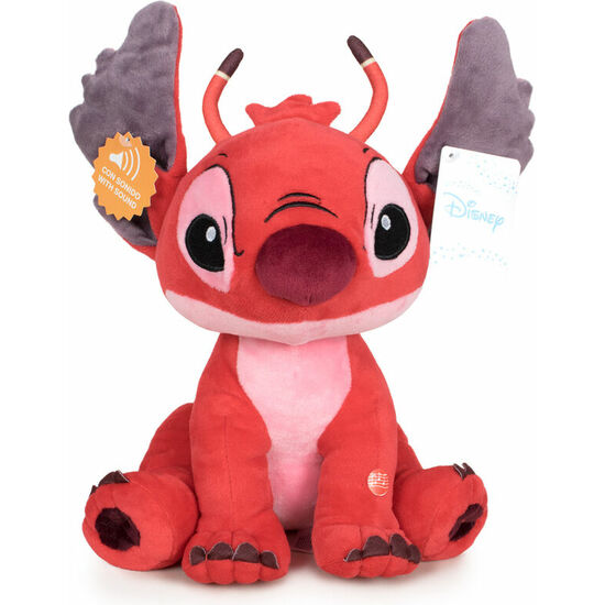 PELUCHE LEROY STITCH DISNEY SOFT SONIDO 20CM image 0