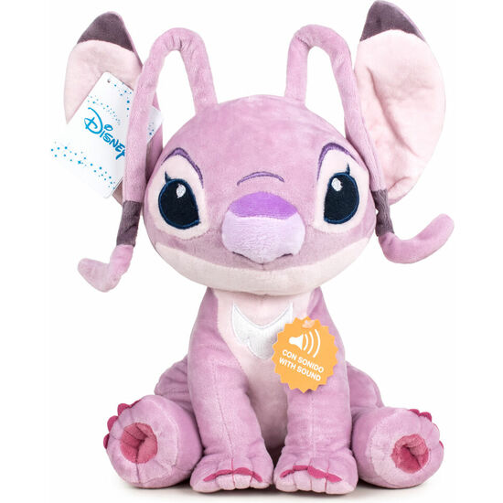 PELUCHE ANGEL STITCH DISNEY SOFT SONIDO 20CM image 0