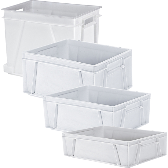 SET DE 4 CAJAS DE ALMACENAMIENTO A JUEGO-BLANCAS image 0