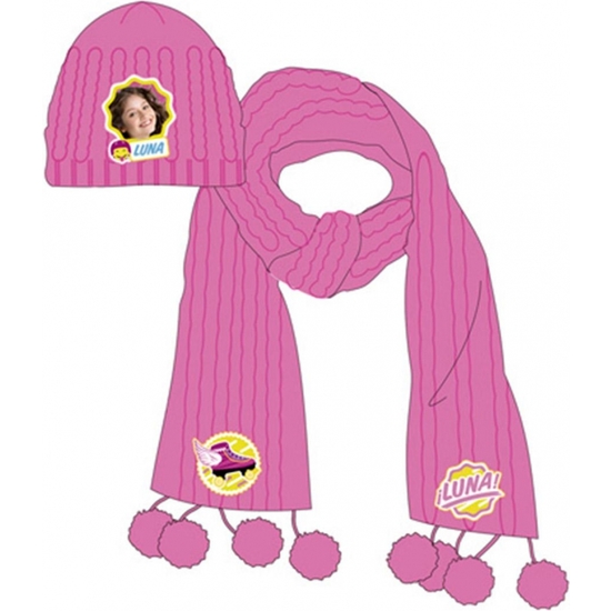 SOY LUNA SET GORRO+BUFANDA LANA image 0