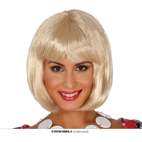 PELUCA MEDIA MELENA RUBIA image 0