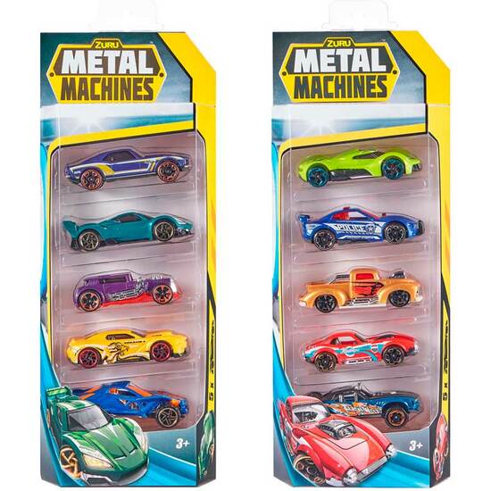 PACK 5 COCHES METAL MACHINES 1:64 image 0