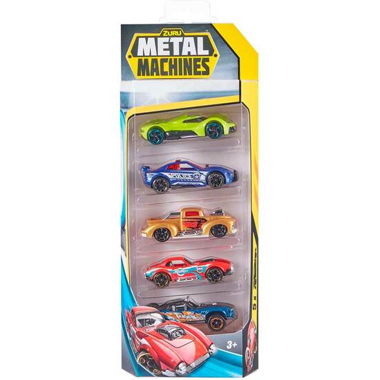 PACK 5 COCHES METAL MACHINES 1:64 image 2