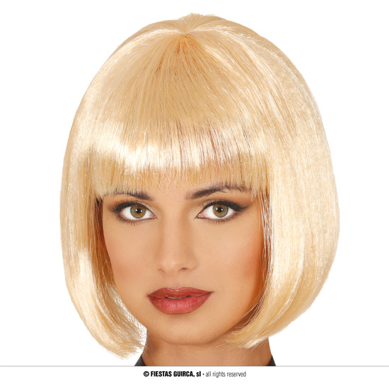 PELUCA MEDIA MELENA RUBIA image 0