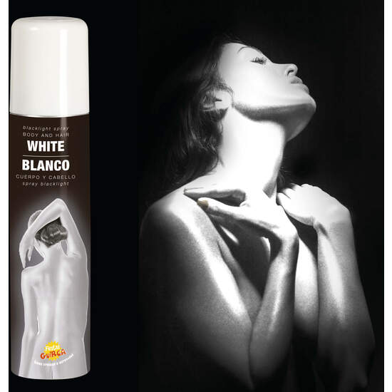 SPRAY MAQUILLAJE BLANCO CUERPO Y PELO 75 ML image 0