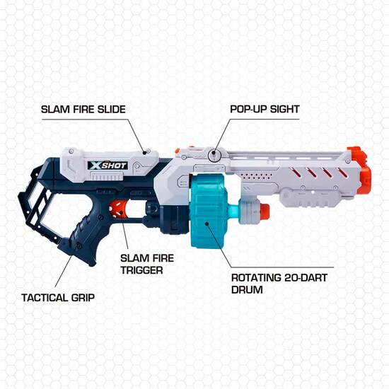 PISTOLA TURBO FIRE 48 DARDOS X-SHOT image 2