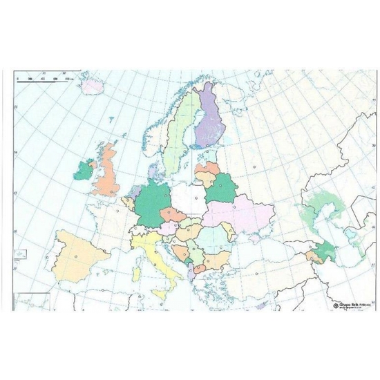 MAPA MUDO EUROPA POLÍTICA 22X30 image 0