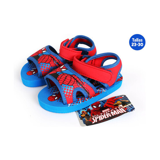 SANDALIAS PLAYA CON VELCRO SPIDERMAN TALLA 24 image 0