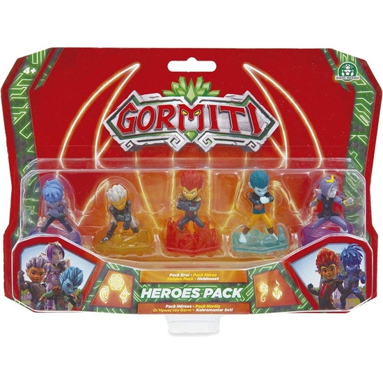 GORMITI PACK 5 ULTRA HEROES 5 CM CON APP image 0