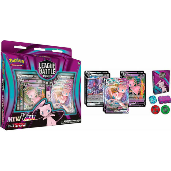 BLISTER JUEGO CARTAS COLECCIONABLES MEW VMAX POKEMON image 1