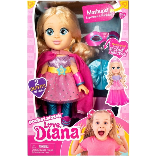 LOVE DIANA MUÑECA33CM PRINCESA/SUPERHERO image 1