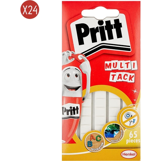 BOX 24 PACK 65 MASILLA ADHESIVA PRITT MULTIUSOS image 0