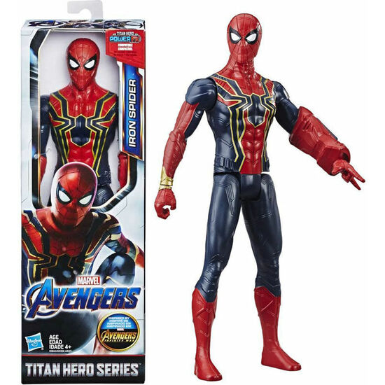 FIGURA TITAN HERO IRON SPIDER VENGADORES AVENGERS MARVEL 30CM image 2