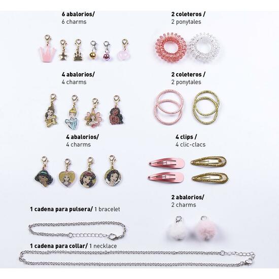 SET DE BELLEZA ACCESORIOS 24 PIEZAS PRINCESS SIN COLOR image 2