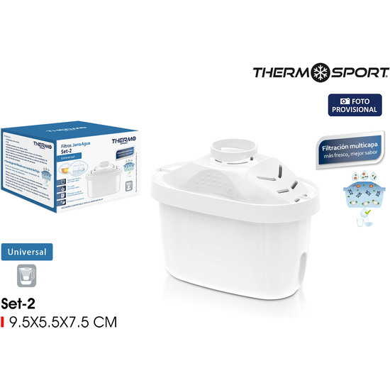 SET 2 FILTROS JARRA AGUA THERMOSPORT image 0