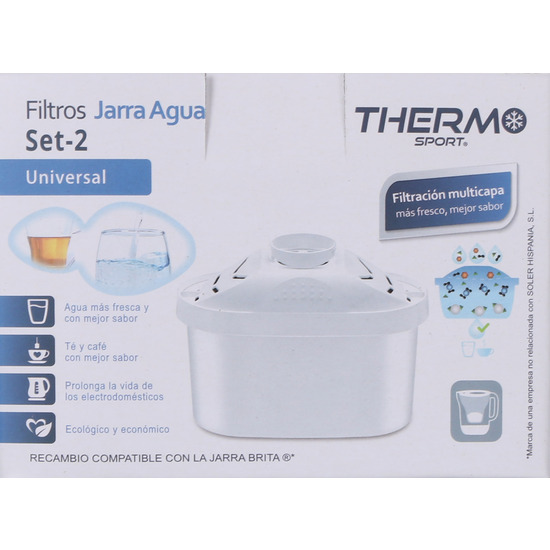SET 2 FILTROS JARRA AGUA THERMOSPORT image 1